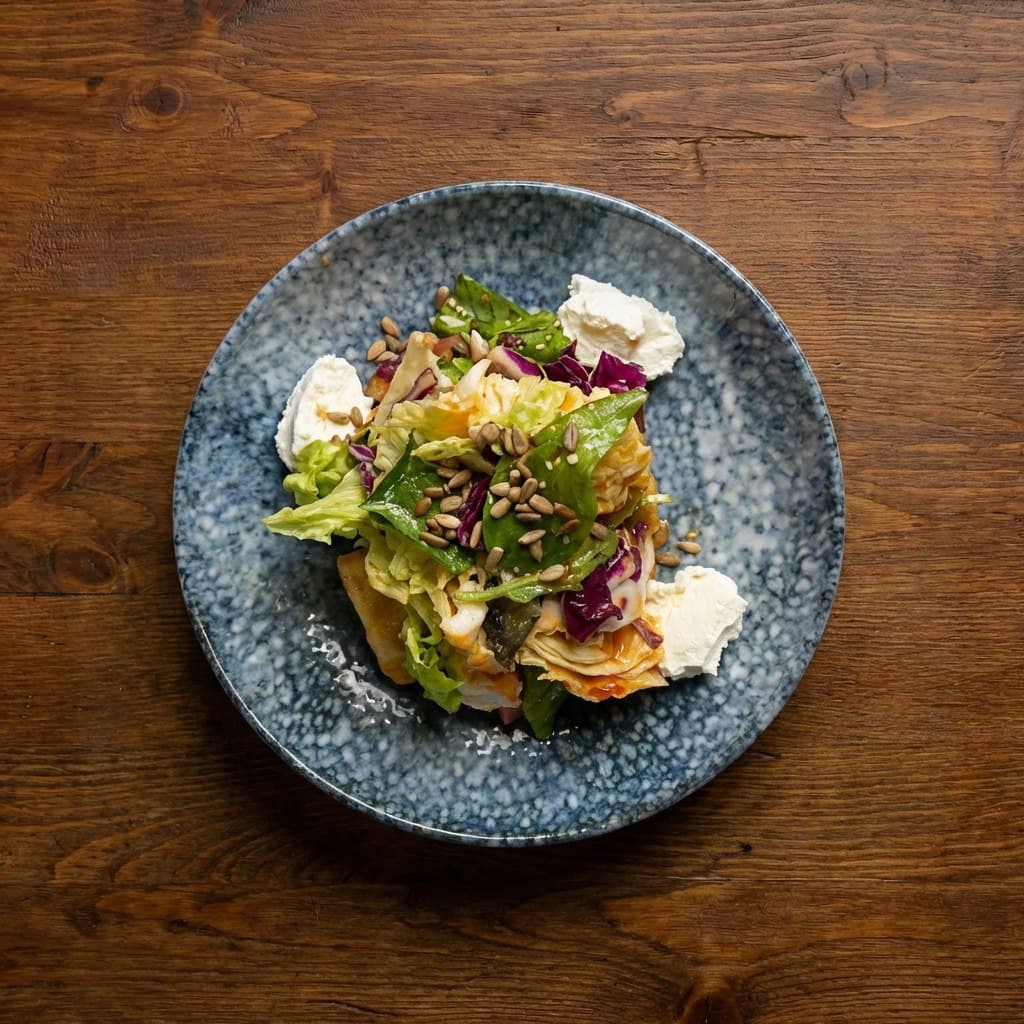 Crispy eggplant salad — Restaurant Oda, Bečići