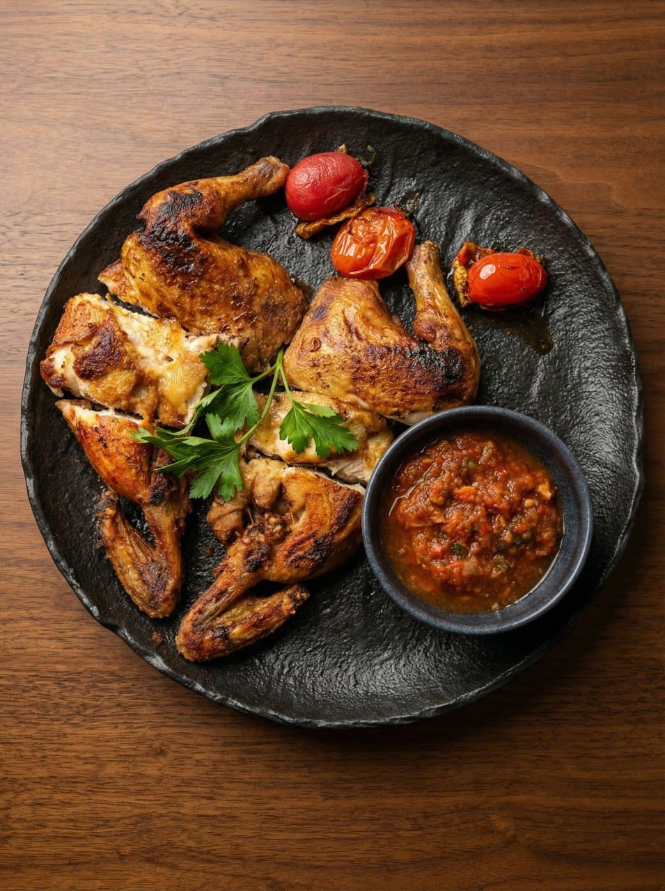 Chicken tabaka — Restaurant Oda, Bečići